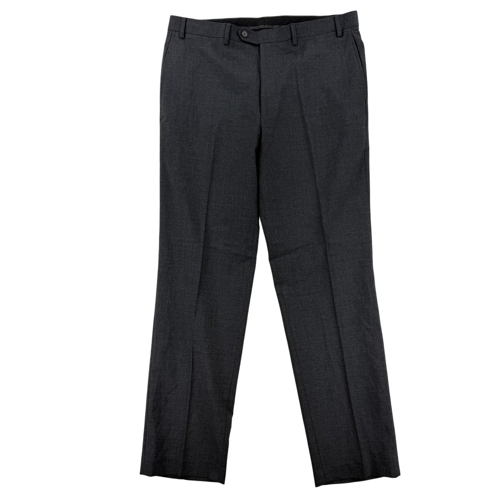 Lauren Ralph Lauren Dress Pants Mens 36x32 Gray Regular‎ Fit Wool Blend Office